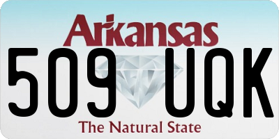 AR license plate 509UQK