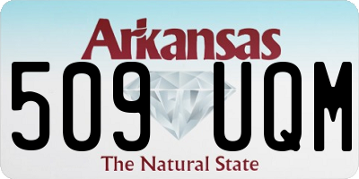 AR license plate 509UQM