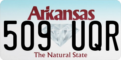 AR license plate 509UQR