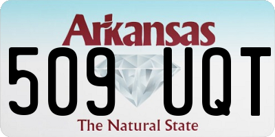 AR license plate 509UQT