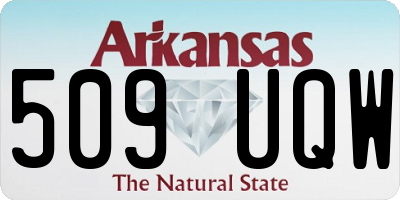 AR license plate 509UQW