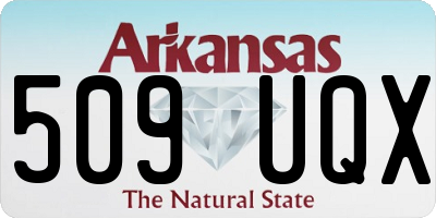 AR license plate 509UQX