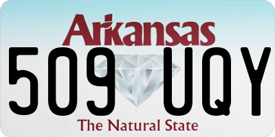 AR license plate 509UQY