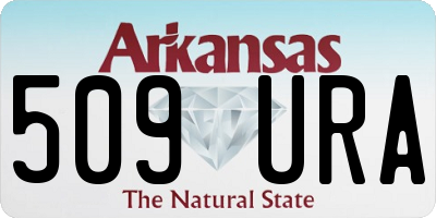 AR license plate 509URA