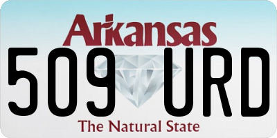 AR license plate 509URD