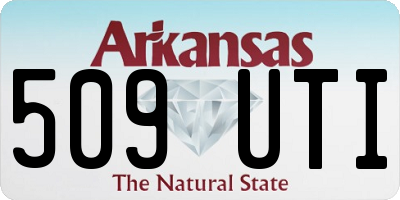 AR license plate 509UTI