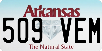 AR license plate 509VEM