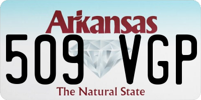 AR license plate 509VGP