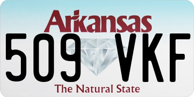 AR license plate 509VKF
