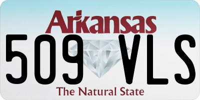 AR license plate 509VLS
