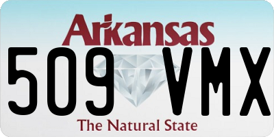 AR license plate 509VMX