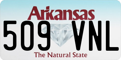AR license plate 509VNL