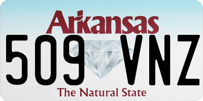 AR license plate 509VNZ