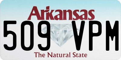 AR license plate 509VPM