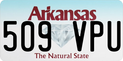 AR license plate 509VPU