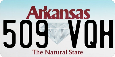 AR license plate 509VQH