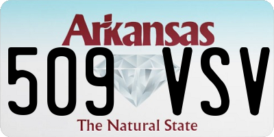 AR license plate 509VSV