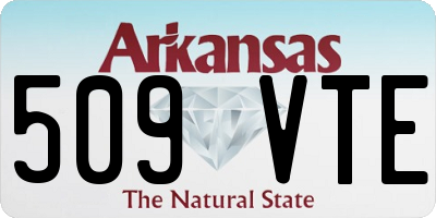 AR license plate 509VTE