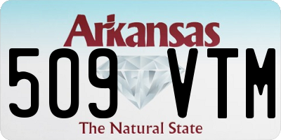 AR license plate 509VTM