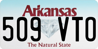 AR license plate 509VTO