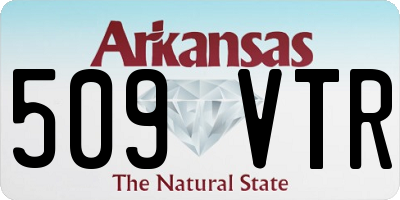 AR license plate 509VTR
