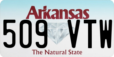 AR license plate 509VTW