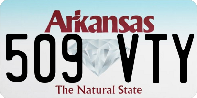 AR license plate 509VTY