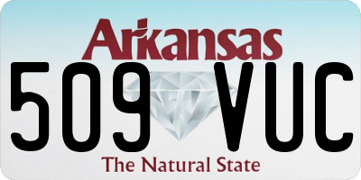 AR license plate 509VUC