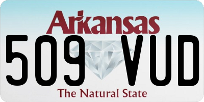AR license plate 509VUD