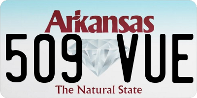AR license plate 509VUE