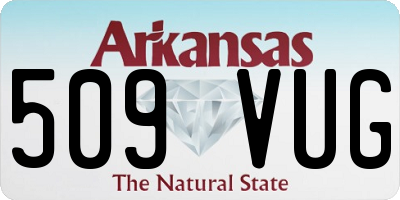 AR license plate 509VUG