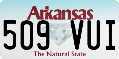 AR license plate 509VUI
