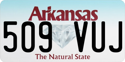AR license plate 509VUJ