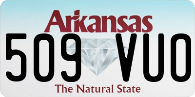 AR license plate 509VUO