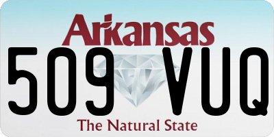 AR license plate 509VUQ