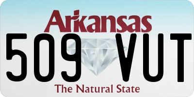 AR license plate 509VUT