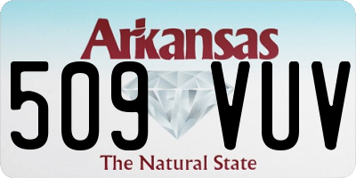 AR license plate 509VUV