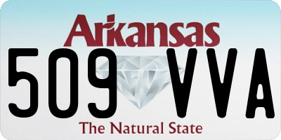AR license plate 509VVA