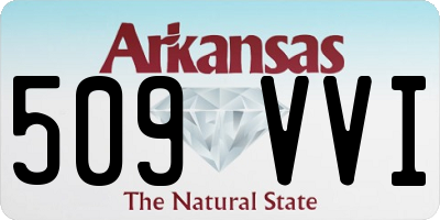 AR license plate 509VVI