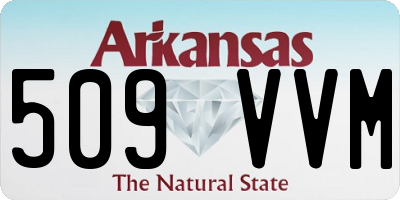 AR license plate 509VVM