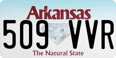 AR license plate 509VVR