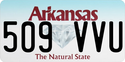 AR license plate 509VVU