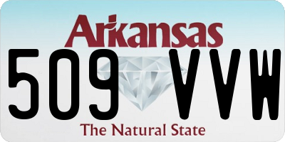 AR license plate 509VVW