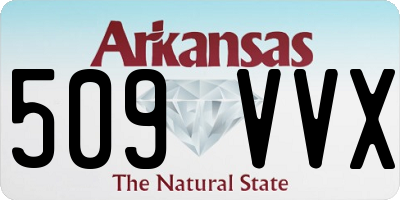 AR license plate 509VVX