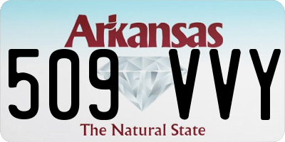 AR license plate 509VVY
