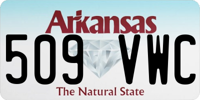 AR license plate 509VWC