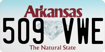 AR license plate 509VWE