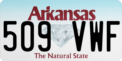 AR license plate 509VWF