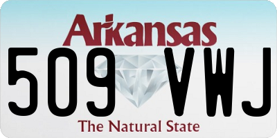 AR license plate 509VWJ