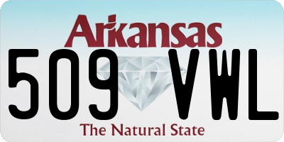 AR license plate 509VWL